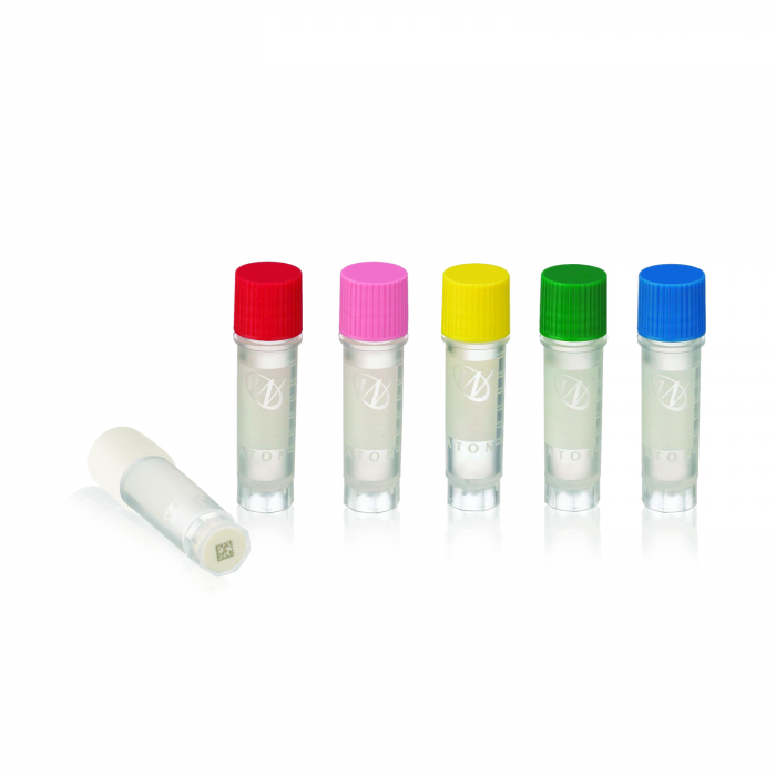 WHEATON® CRYOELITE® 低温, 瓶, 带, 预插, 条码