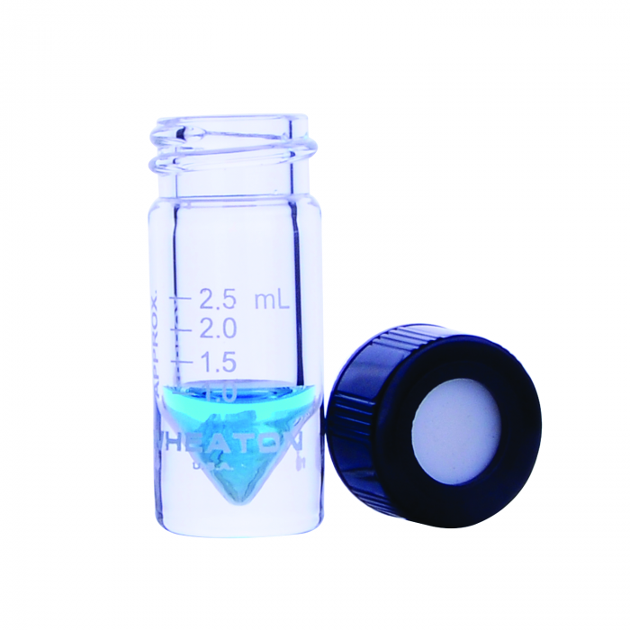 WHEATON®NextGen™ V Vial®3mL，刻度，敞口，螺帽，聚四氟乙烯/硅树脂