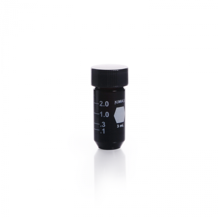 KIMBLE® ACCUFORM® 刻度瓶，棕色，1 mL