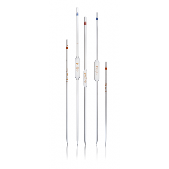 MBL® 体积计量移液器，AS 级，批次认证，1mL