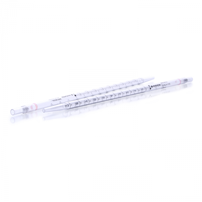 WHEATON® 一次性无菌塑料血清学移液管，多支装，宽头，10 mL