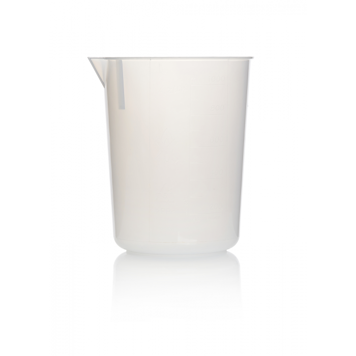 AZLON® 烧杯，锥形，模制刻度，聚丙烯，1000mL