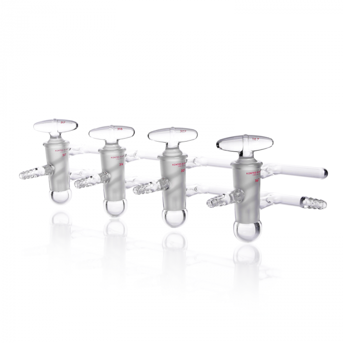 KIMBLE® KONTES® 双真空和气体歧管，带真空室，365 毫米