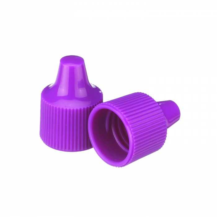 WHEATON® 滴管头帽，15-415，紫色，100盒装