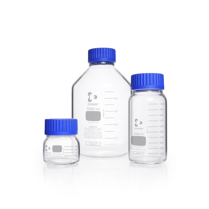 DURAN® GLS 80® 广口实验室瓶，透明