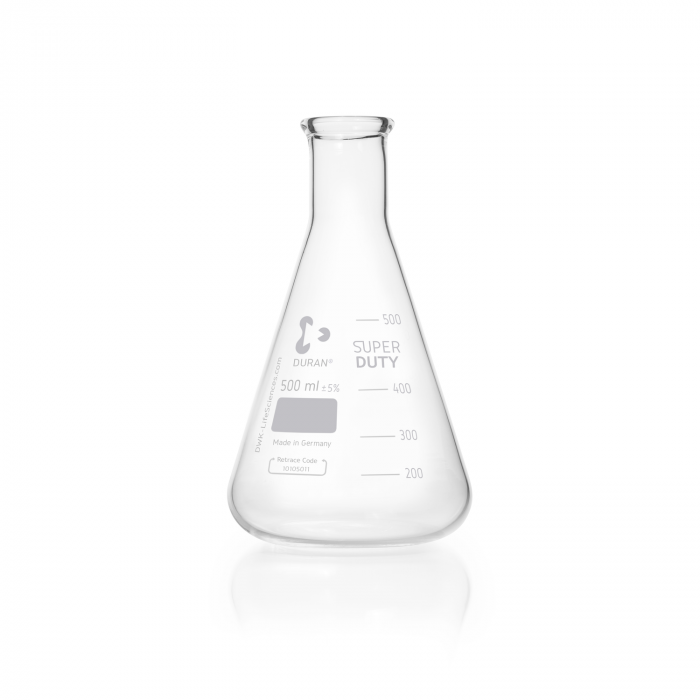 DURAN® SUPER DUTY 埃伦迈耶烧瓶 , 窄口, 500 mL
