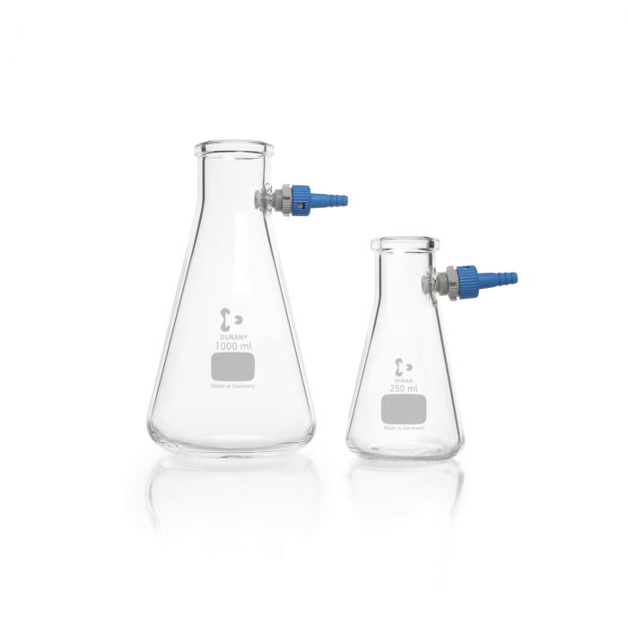 DURAN® 过滤烧瓶，带 KECK™连接口组件套装，Erlenmeyer型