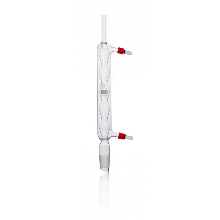 QUICKFIT® 冷凝器，Allihn（灯泡），有效长度 250 毫米，接地锥 NS 29/32