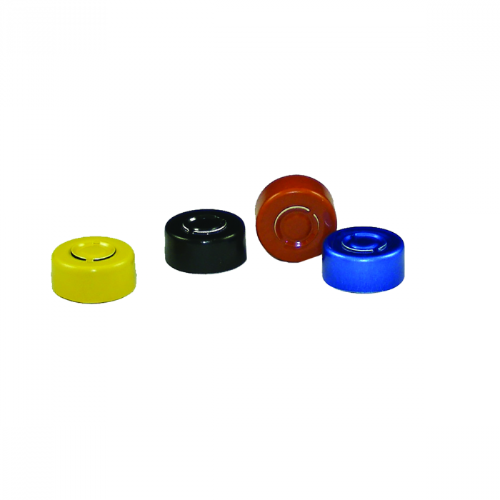 WHEATON® 中心盘撕裂密封件，红色条纹，13 mm