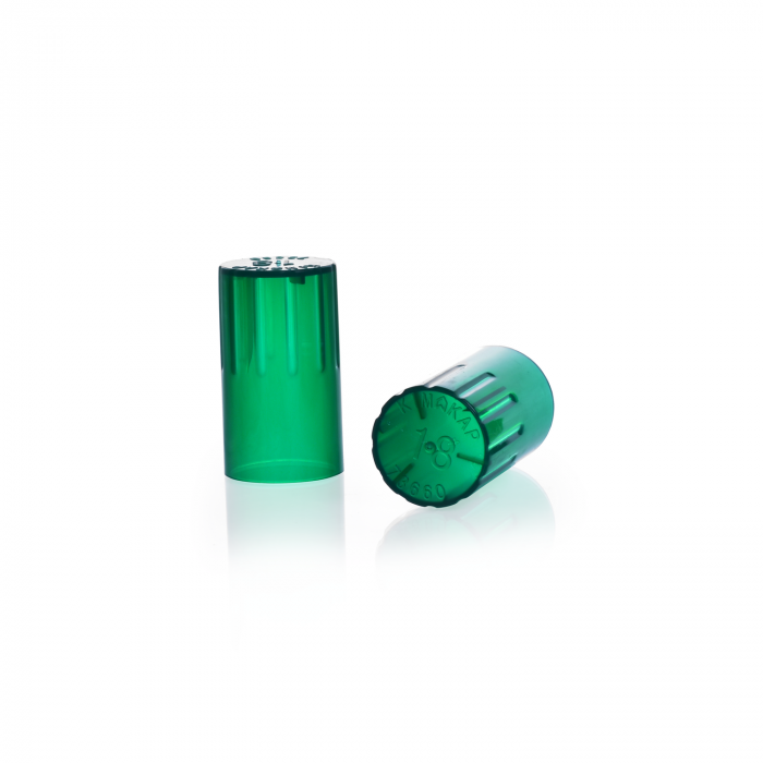 KIMBLE® KIM-KAP™ 聚丙烯帽，绿色，适合 18 mm 管外径
