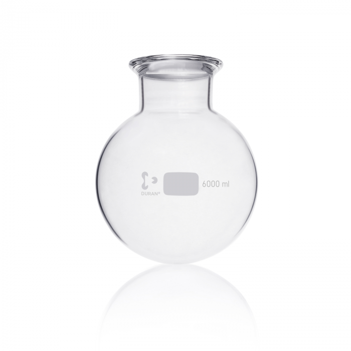 DURAN® 平法兰圆底烧瓶, DN 100, 6000 mL